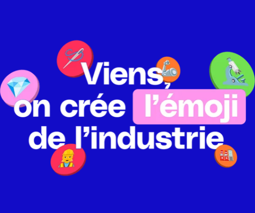 Vient on crée l'émoji de l'industrie - Avec l'Industrie - OPCO 2i